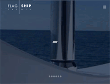 Tablet Screenshot of flagship-yachts.com